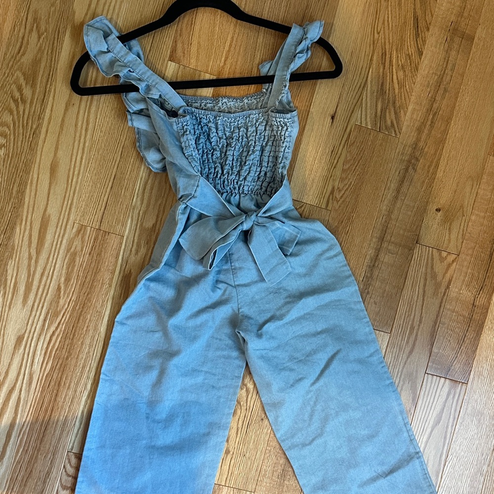 btween Blue Ruffled Kids romper - Picture 2 of 2